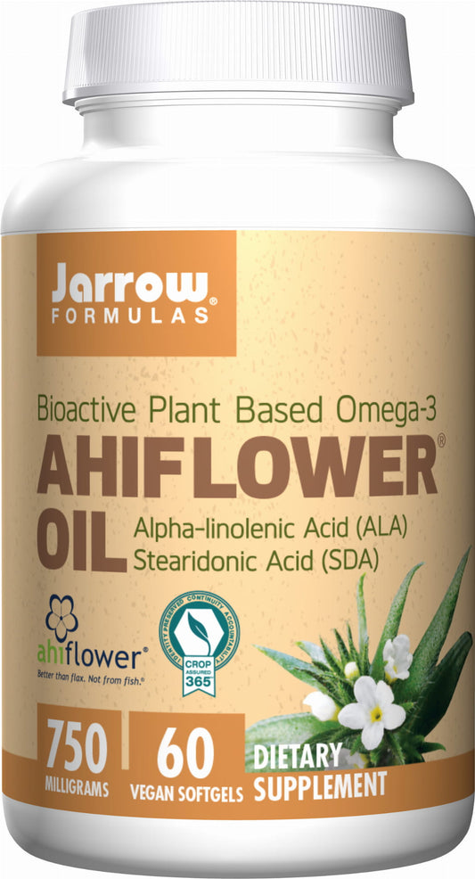 Ahiflower-Öl 60 Kapseln JARROW-FORMELN