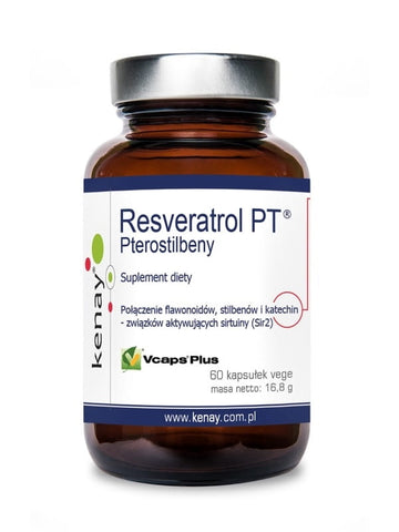 Pterostilbeny resveratrol pt 60 Kapseln KENAY