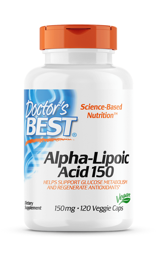 ALA Alpha-Liponsäure 150 MG 120 Kapseln DOCTOR'S BEST