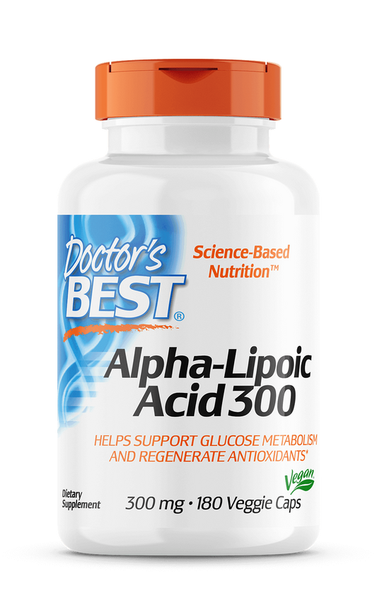 ALA Alpha-Liponsäure 300 MG 180 Kapseln DOCTOR'S BEST