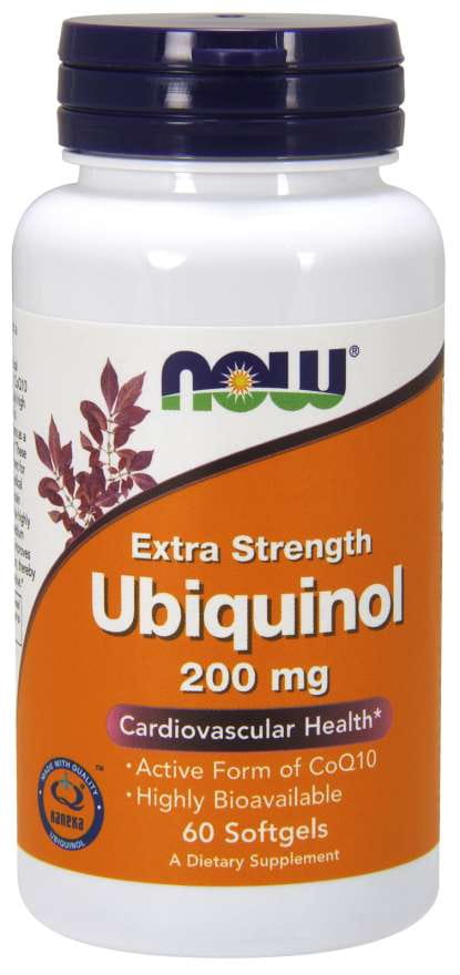 Ubiquinol Coenzym Q10 200 MG 60 Kapseln NOW FOODS