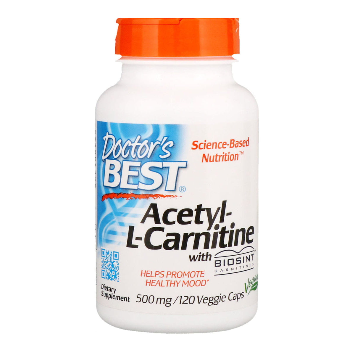 Acetyl Lcarnitine hci 500 MG 120 Kapseln DOCTOR'S BEST