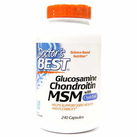 Glucosamin und Chondroitin und MSM 240 DOCTOR'S BEST Kapseln