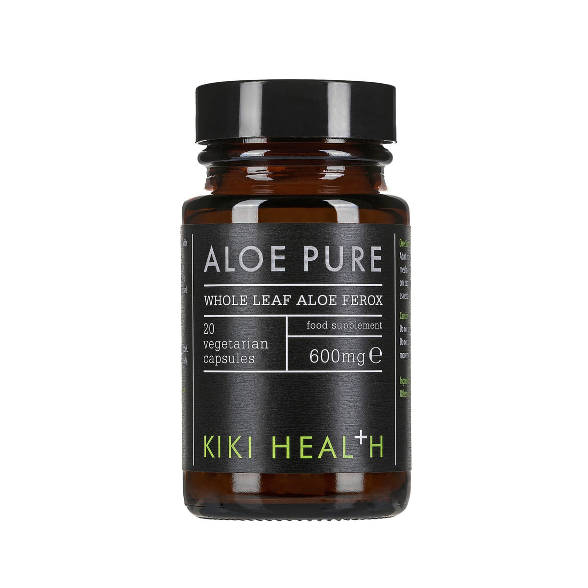 Aloe pure gefriergetrocknete Aloe 600 MG 20 Kapseln KIKI HEALTH