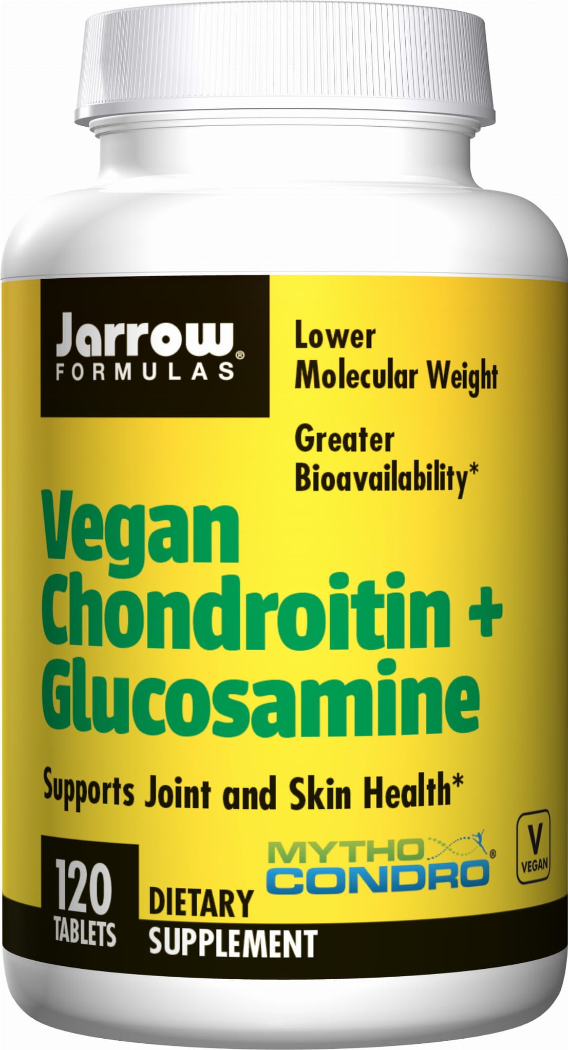 Veganes Chondroitin und Glucosamin 120 Tabletten JARROW FORMELS