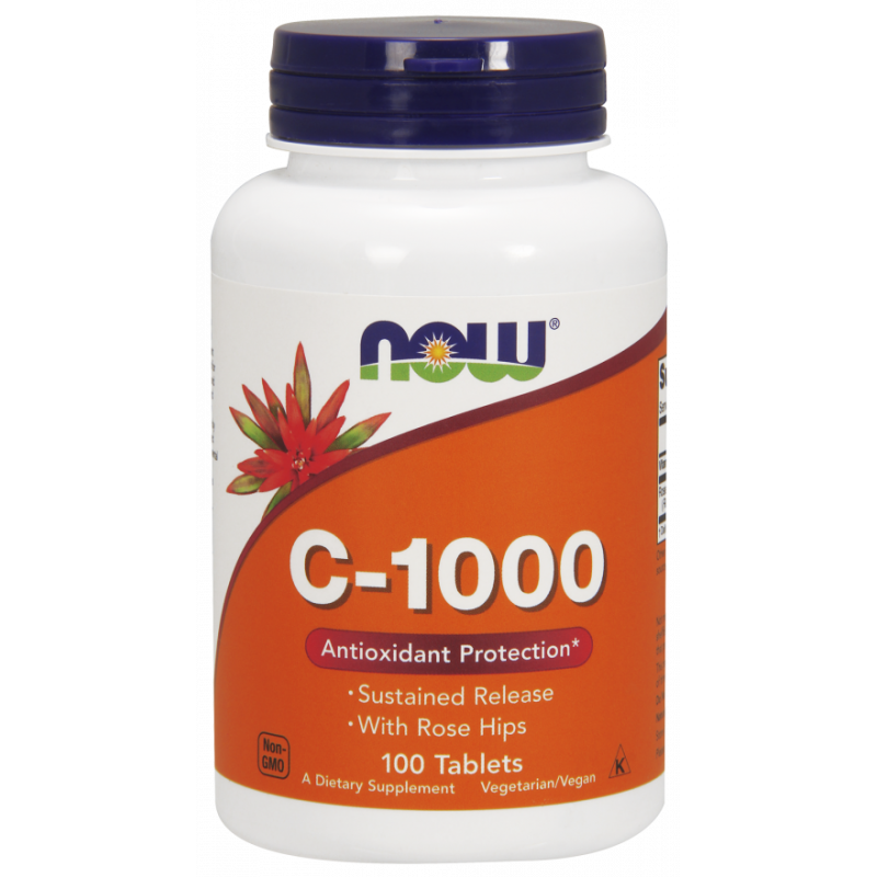 Vitamin C 1000 MG Extended Release 100 NOW FOODS Tabletten Hauptbild