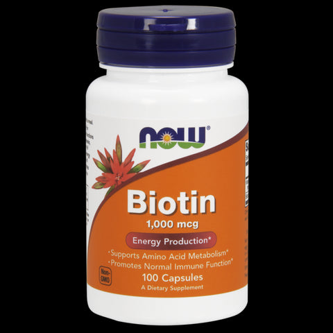 BioTIN Biotin 1000 mcg 100 Kapseln NOW FOODS