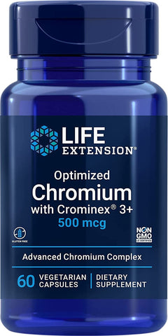 Optimiertes Chrom mit Crominex 3i 60 Kapseln LEBENSVERLÄNGERUNG