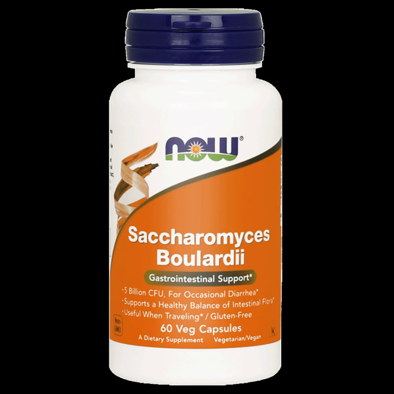 Probiotische Saccharomyces boulardii 60 Kapseln NOW FOODS