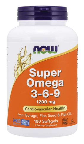 Super OMEGA 369 1200 MG 180 Kapseln NOW FOODS