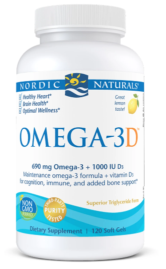 Omega3d 120 Kapseln von NORDIC NATURALS
