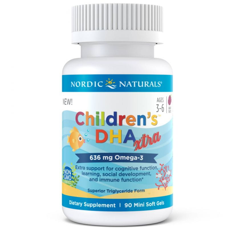 DHA xtra für Kinder 636 MG 90 Kapseln NORDIC NATURALS