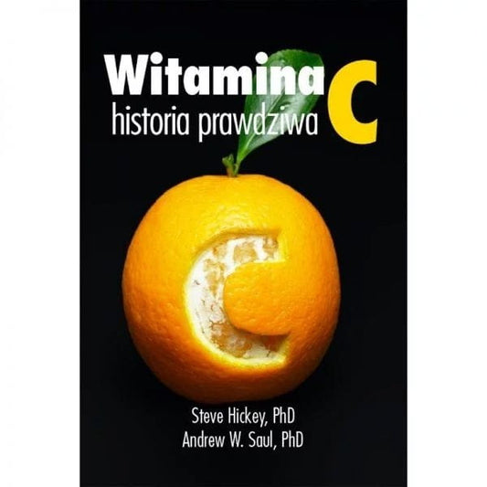 Buch „Vitamin C True Story“ von Dr. Steve Hickey und Dr. Andrew Saul, KENAY, offene Buchseite mit Text und Titelseite