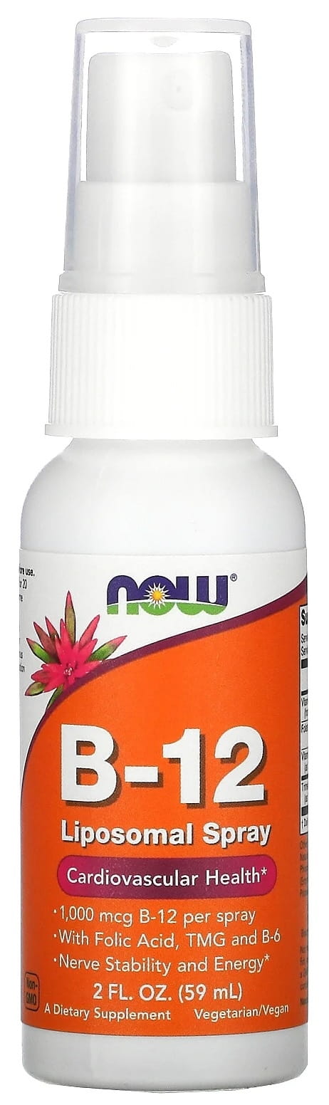 B12 liposomales Spray 59 ml NOW FOODS