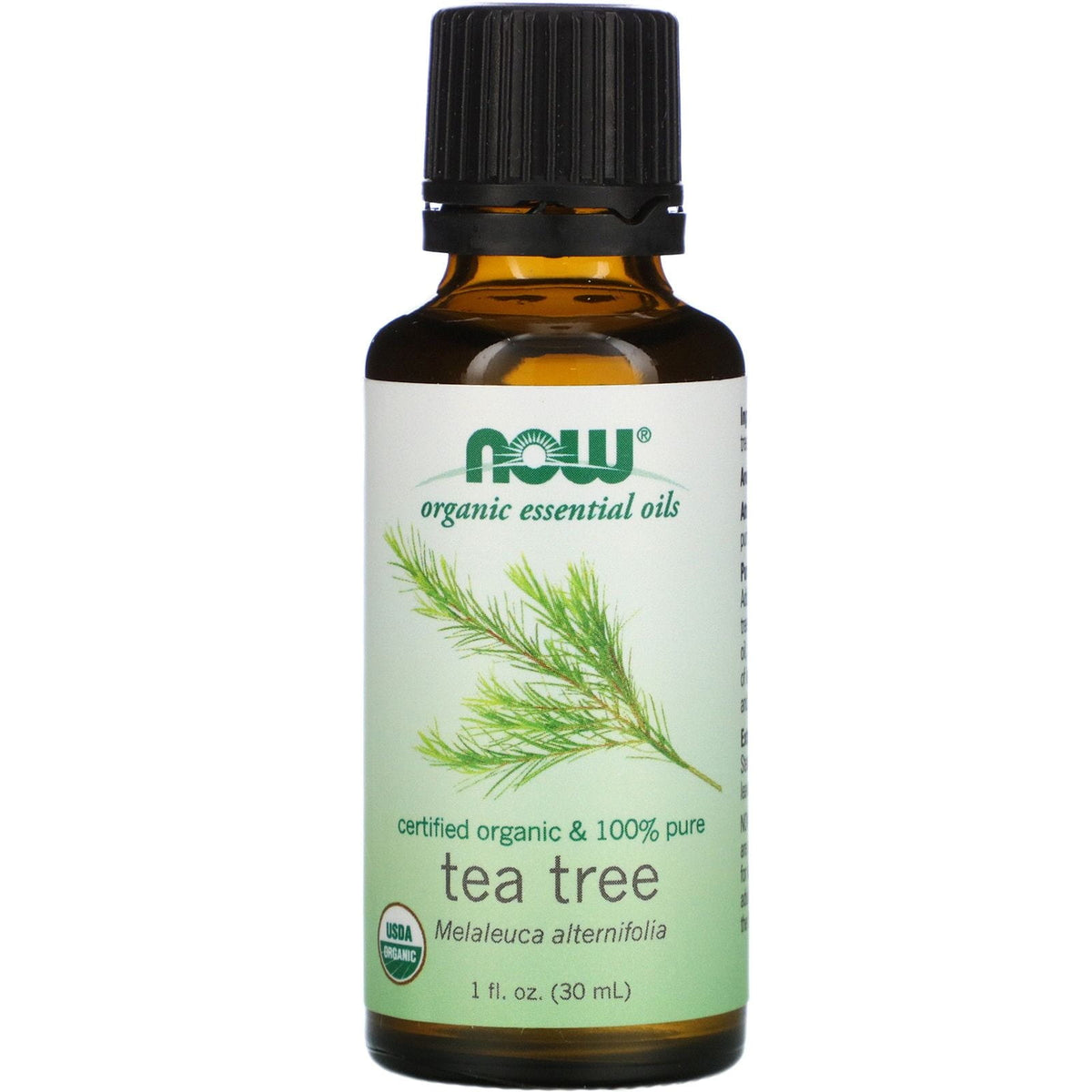 Bio-Teebaumöl von NOW FOODS, 30 ml Flasche, naturbelassenes ätherisches Öl, ideal für Haut und Aromatherapie