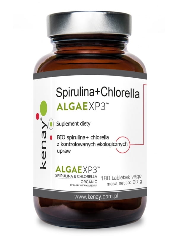 Spirulina und Chlorella algaexp3 180 Tabletten KENAY