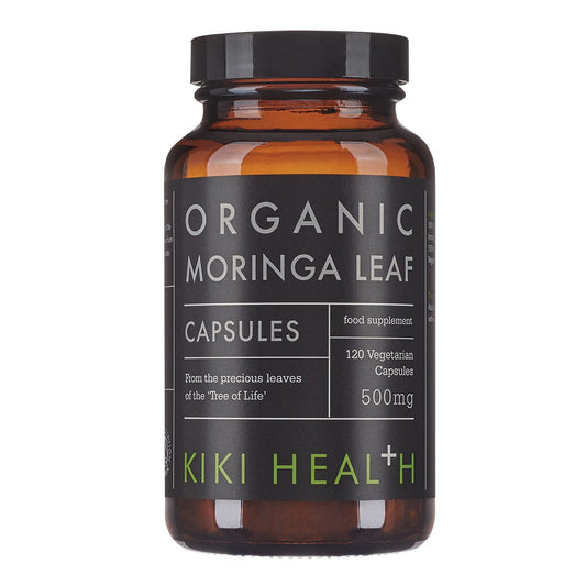 Moringa pulverisierte Moringablätter 120 KIKI HEALTH Kapseln