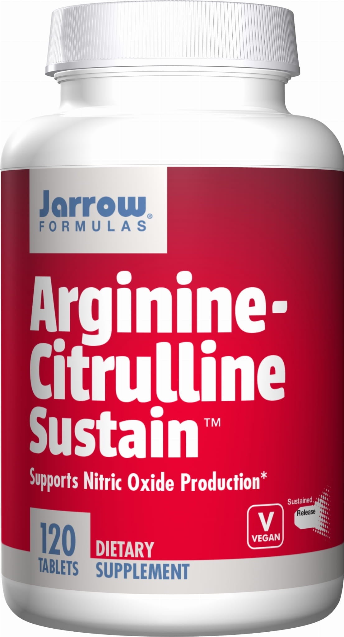 Arginin + Citrullin Arginin - Citrullin Sustain 120 Tabletten JARROW FORMELS Imagem principal do produto