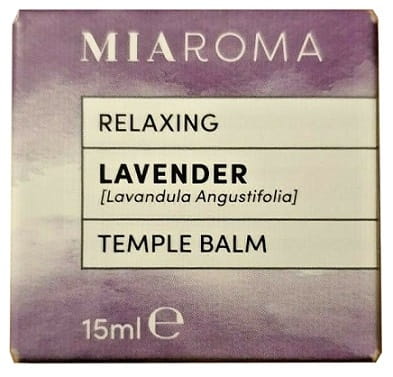 Entspannender Lavendel-Tempelbalsam von HOLLAND & BARRETT in 15 ml Flasche, mit Lavendelduft und ätherischen Balsam.