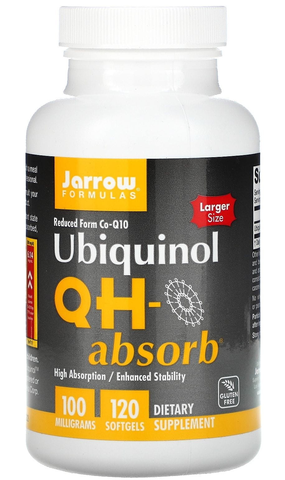 Ubiquinol qh - absorbierendes Coenzym Q10 100 MG 120 Kapseln JARROW-FORMELN