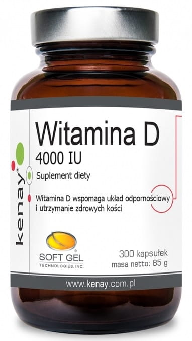Vitamin D3 4000 IE 300 KENAY-Kapseln Fő kép