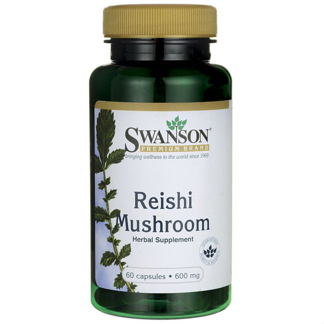 Reishi Pilz 600mg Japanischer Pilz 60 Kapseln von SWANSON Hover Image