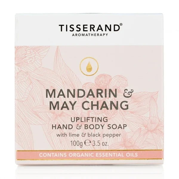 Mandarine & Eisenkraut exotische Mandarine & May Chang erhebende Hand- und Körperseife 100 g TISSERAND