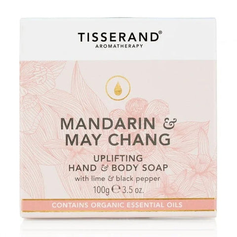 Mandarine & Eisenkraut exotische Mandarine & May Chang erhebende Hand- und Körperseife 100 g TISSERAND