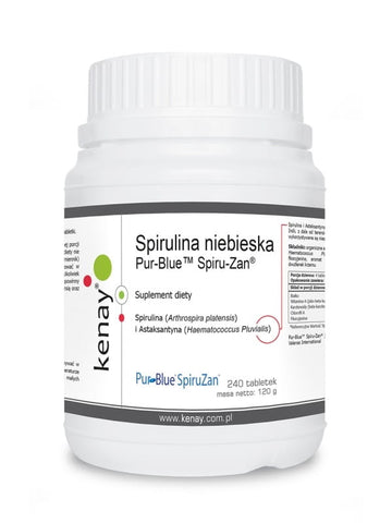 Spirulina pur - blauer Spiru - mit 240 KENAY-Tabletten