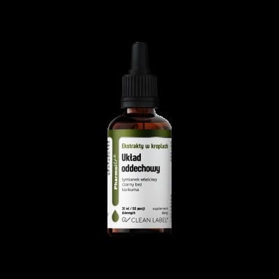 Glutenfreie Atemwegsextrakte in Tropfen von PHARMOVIT, 30 ml Flasche, naturbelassene Heilmittel für die Lungen und Atemwege
