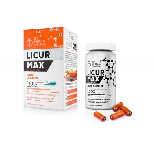 Licur max flüssiges Curcumin 30 Kapseln BIO MEDICAL PHARMA