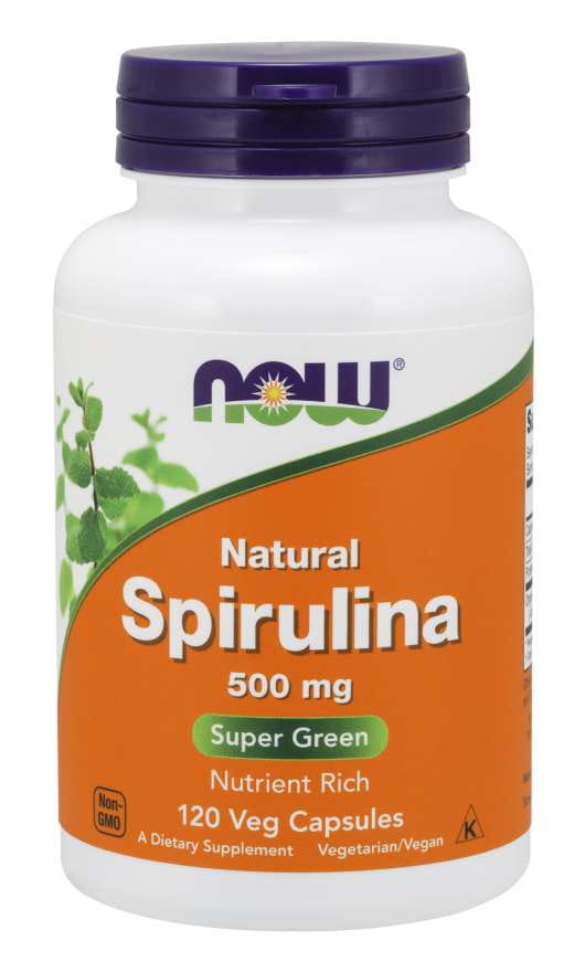 Spirulina 500 MG 120 Kapseln NOW FOODS