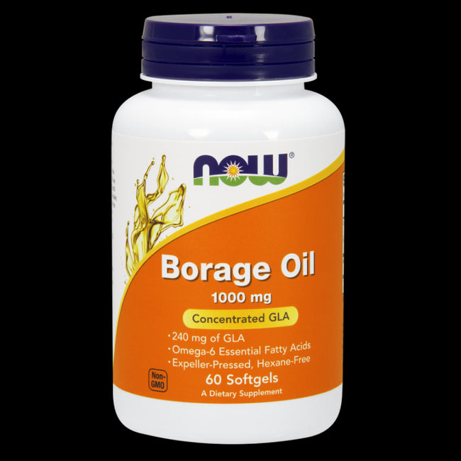 Borretschöl Gla Borretschöl 1000 MG 60 Kapseln NOW FOODS Hover Image