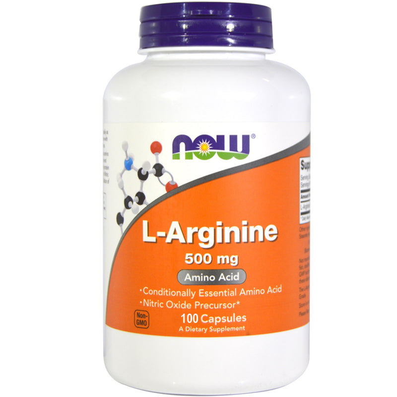 Larginin 500 MG 100 Kapseln NOW FOODS