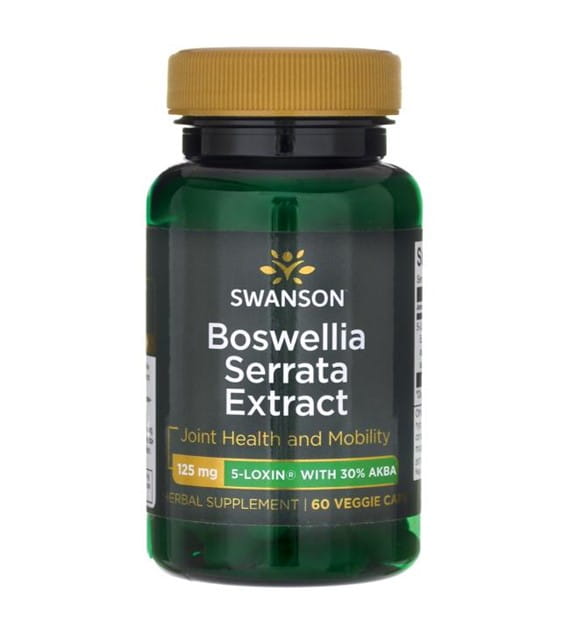 Boswellia serrata standardisierter Extrakt 5 - Loxin Boswellia serrata Extrakt 60 Kapseln SWANSON