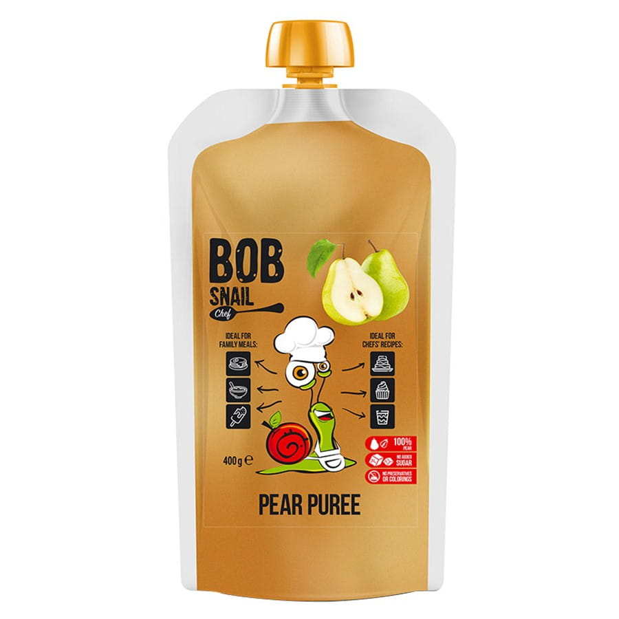 Birnenpüree 100% Frucht 400ml BOB SNAIL