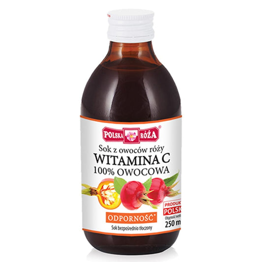 Hagebuttensaft - Vitamin C 100% aus POLISH ROSE 250ml