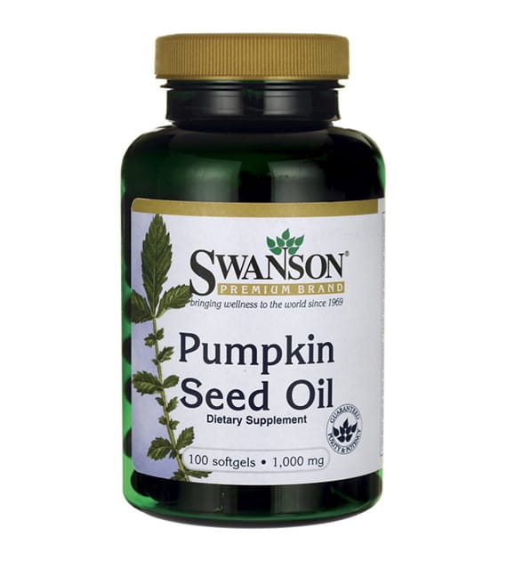 Kürbiskernöl 1000mg Kürbiskernöl 100 Kapseln von SWANSON Hover Image