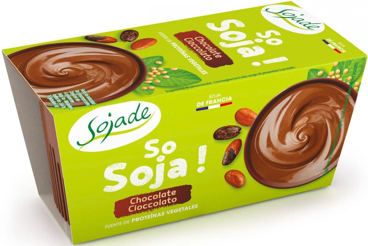 BIO Glutenfreies Soja-Schoko-Dessert (2 x 100 g) - SOJADE