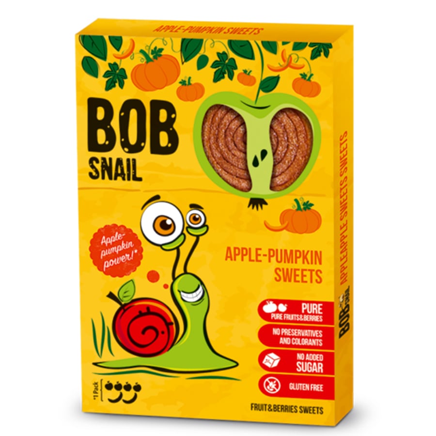 Apfel-Kürbis-Snack 60g BOB SCHNECKE