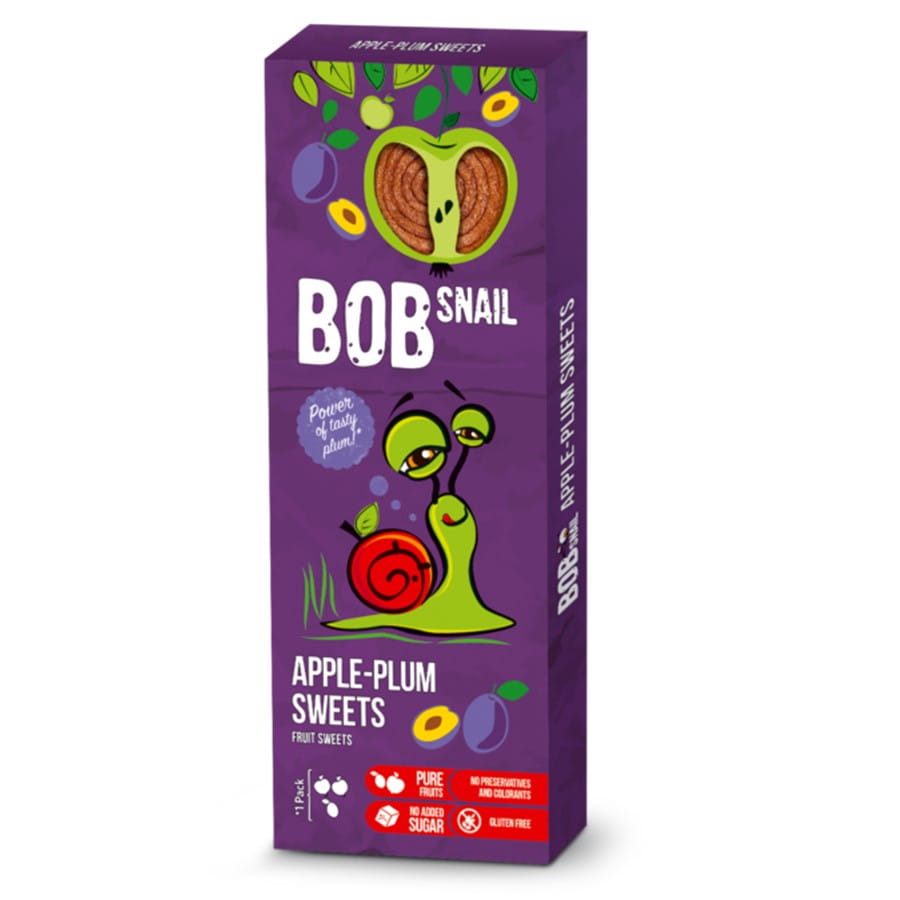 Apfelsnack - Pflaume 30g BOB SCHNECKE