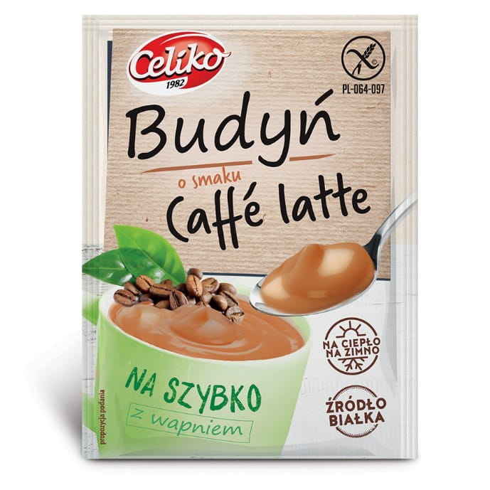 Schneller Caffe Latte Pudding ohne Gluten 37g CELIKO