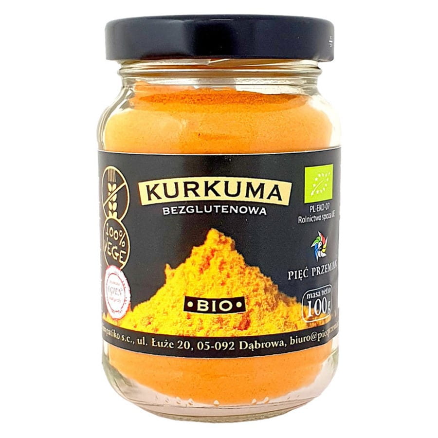 Kurkuma BIO 100g FÜNF ÄNDERUNGEN