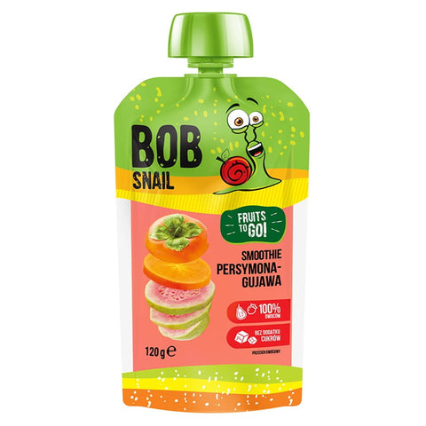 Kaki-Smoothie - Guave ohne Zuckerzusatz 120g BOB SNAIL