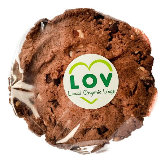 Bio Chocolate Chip Cookie von LOV mit Schokoladenstückchen, 65g, vegan und lokal hergestellt