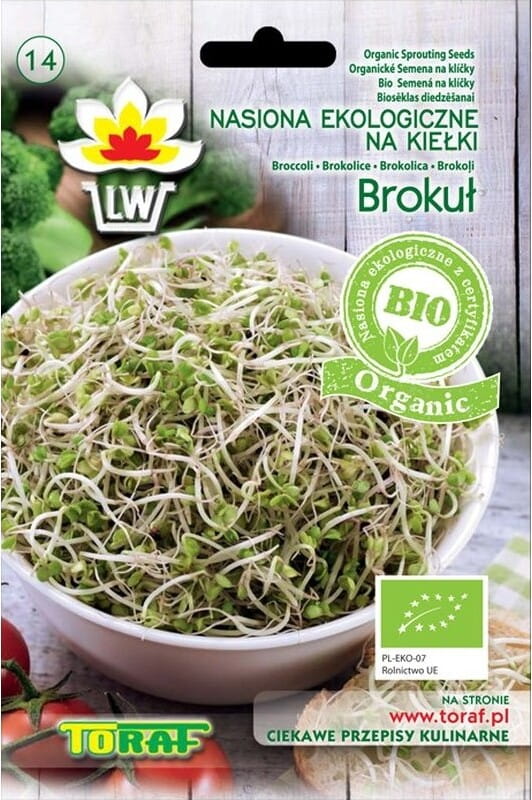 Bio-Samen für Sprossen - BIO Brokkoli 10g TORAF Hover Image