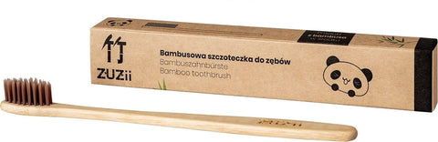 Bambuszahnbürste für Erwachsene braun ZUZII