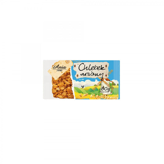 Vollkorn-Haferbrot von ANIA, 80 g, frisches und knuspriges Haferbrot mit goldener Kruste und weichem Inneren.