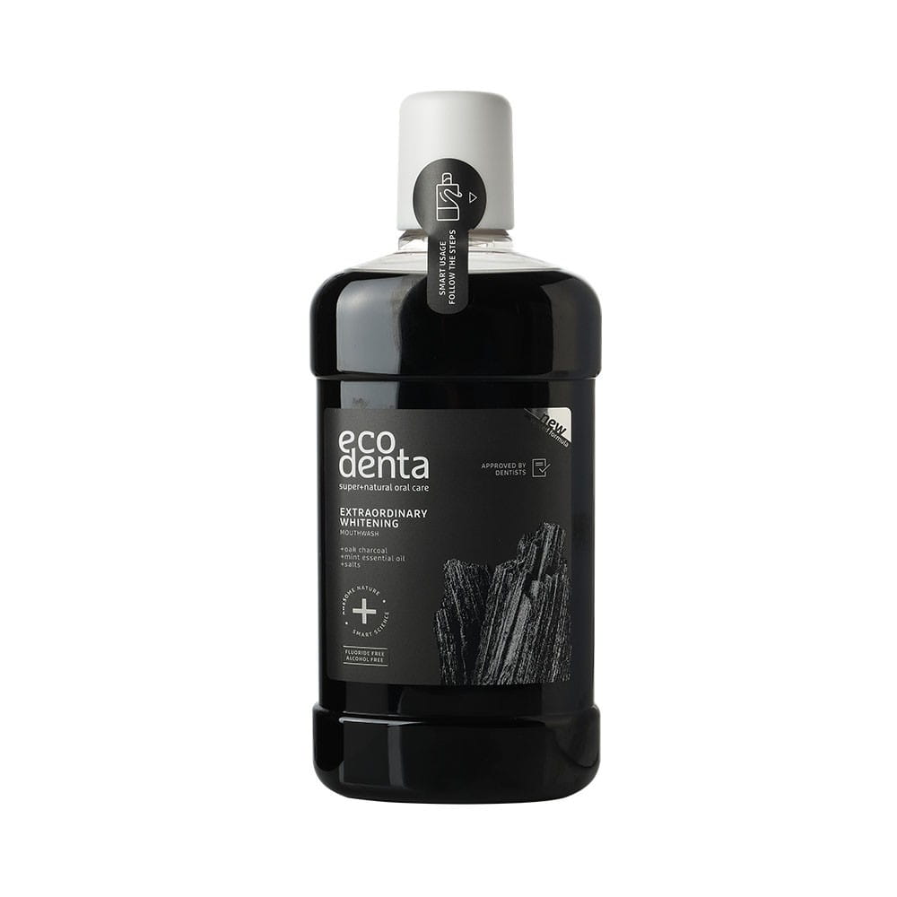 Mundflüssigkeit mit Eichenholzkohle Whitening 500 ml BIOK LABORATORIJA