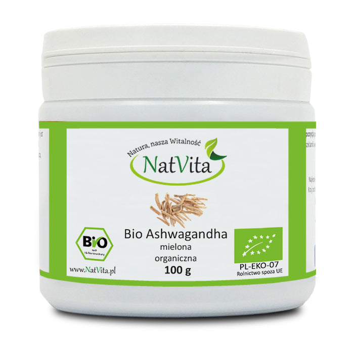 Ashwagandha BIO gemahlen 100g NATVITA